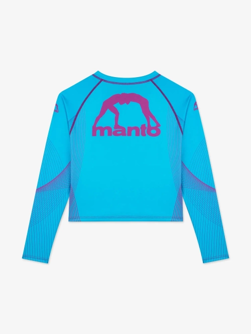 Женский Рашгард MANTO PEACEFUL VIOLENCE синий