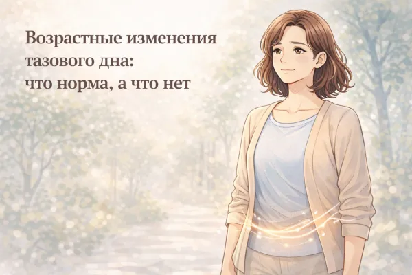 Возрастные изменения тазового дна: что норма, а что нет