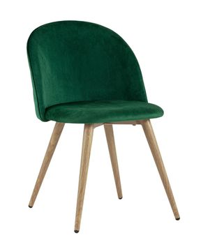 Стул Лион велюр с ромбами зеленый 4 шт