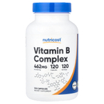 Nutricost, комплекс витаминов группы B, 120 капсул