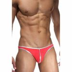 Мужские трусы слипы красно-синие Cosmos Colors L20RBS