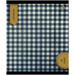 Тетрадь 48л., А5, линия, Alingar "Scotish cage. New"", скрепка, мелованый картон ( стандарт), блок офсет, 5 дизайнов в пленке т/у