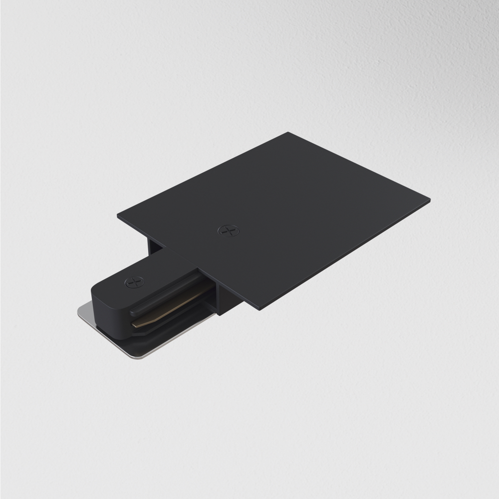 Ввод питания для однофазного встраиваемого шинопровода  Maytoni Technical TRA002B-11B  черный