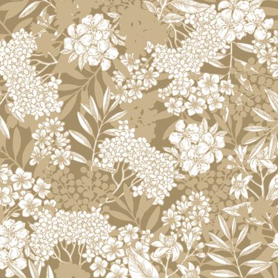 Весенние цветы на золотом