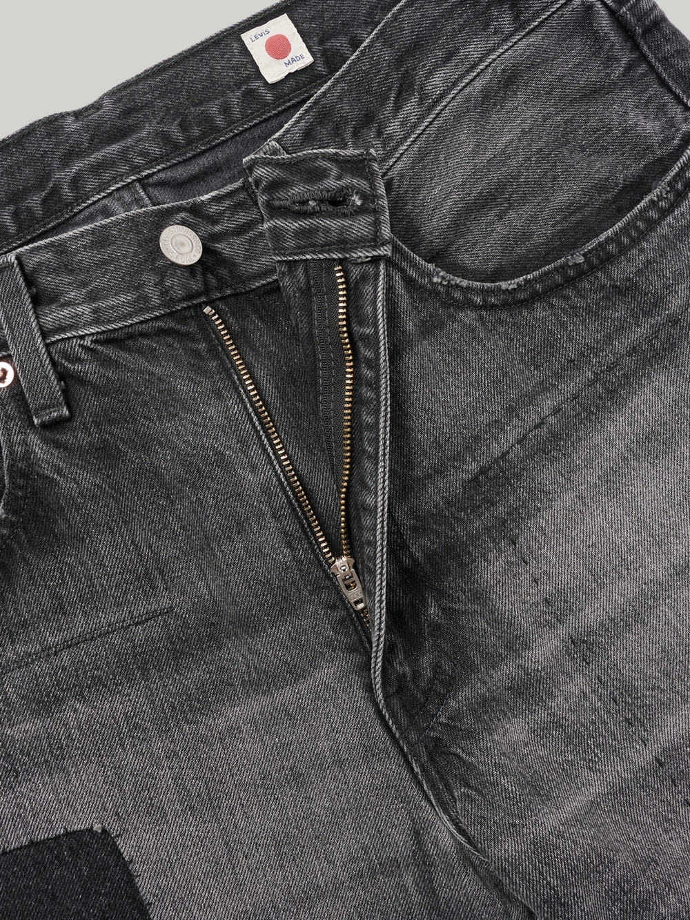 Мужские прямые джинсы Levi's 505 Regular Fit A5878-0004, Сделано в Японии