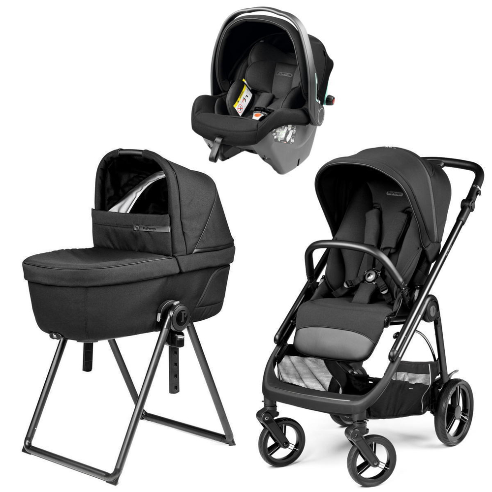 Коляска Peg Perego Veloce New Belvedere SLK 3 в 1 True Black