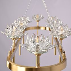 Подвесная Люстра Lotos Long 8 By Imperiumloft