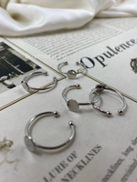 Основа для колец серебристая