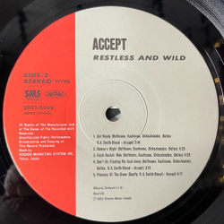 Винтажная виниловая пластинка LP Accept Restless And Wild (Japan 1983) (Obi) Fast As A Shark