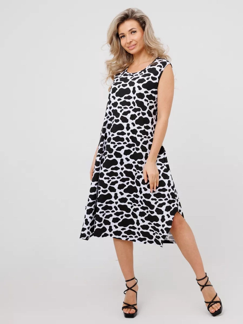 Платье сарафан летний больших размеров пляжный домашний