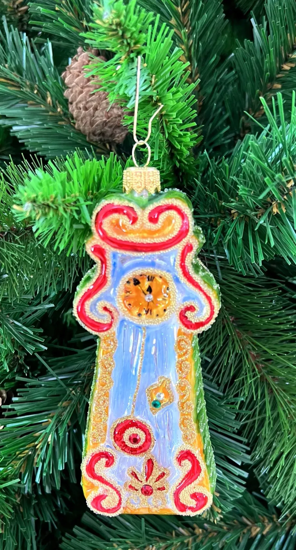 Набор стеклянных игрушек Золушка, красный, 3 шт., Irena CO (63120/1)