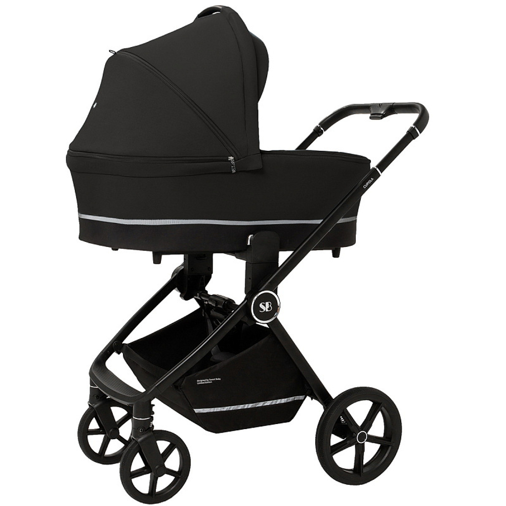 Детская коляска Sweet Baby Cupola New 3 в 1 Moon Black