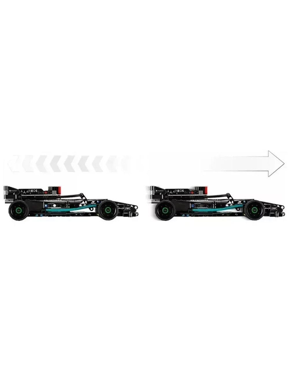 Конструктор Гоночная машина Mercedes-AMG F1 W14 240 деталей