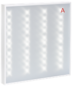 Светильник LED-панель ДВО 1001A 40Вт 5000К IP40 595х595мм призма БАП 3ч LIGHTING PRO IEK