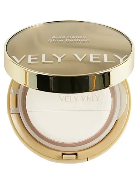 Vely Vely Тональная основа-кушон СПФ 50+ РА+++ 23 натуральный Aura Honey Glow Cushion – Natural 15 гр