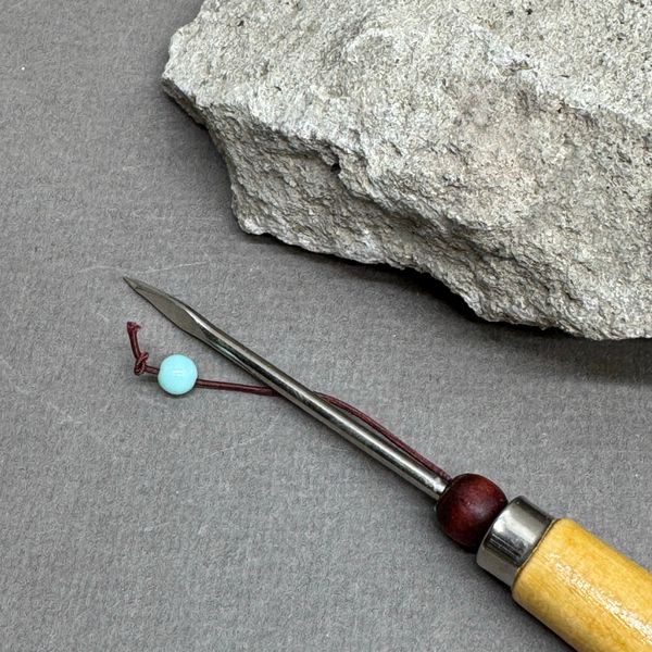 Шило с бусиной, односторонее, 14см