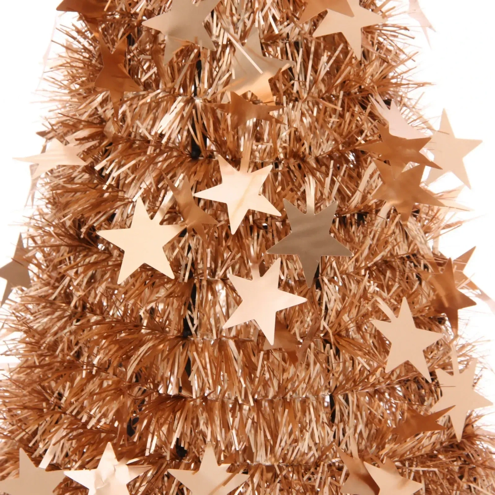 Елка декоративная TINSEL «Звездный путь» 50 см, Розовое золото