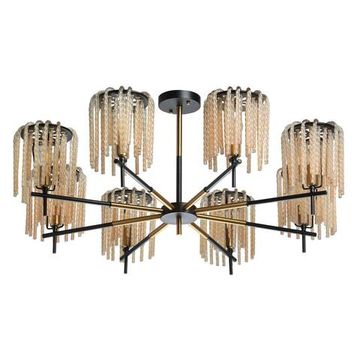 Подвесная люстра 8*Е14 443010508 чёрный Лавиния 2 MW-Light