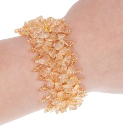 Y-KB002 Браслет из бисера с камнем Обсидиан