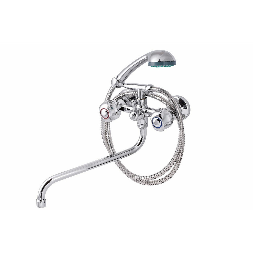 Смеситель для ванны и раковины 1/2 кер ПСМ-157-48 ЕВРО тип См-ВУДРНШлА, экс "ЕВРО", ХРОМ