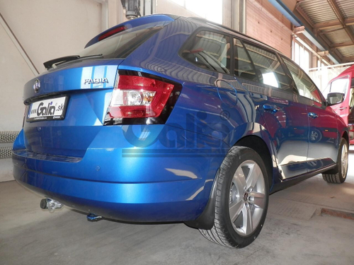 Оцинкованный фаркоп на Skoda Fabia универсал 2015-2021 (без электрики), Galia S111C
