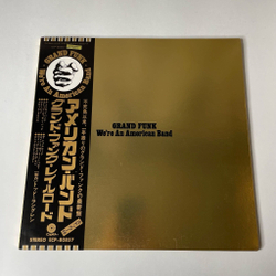 Винтажная виниловая пластинка LP Grand Funk Railroad We're An American Band (Japan 1974) (Obi) Walk Like A Man