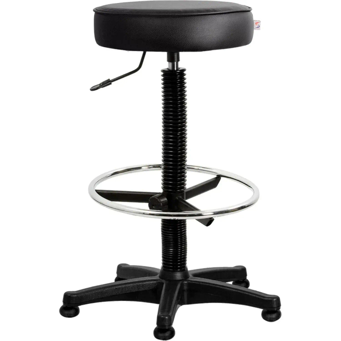 Кресло-табурет UN_Solo gtsN3 ring base высокая база/кз чер v4