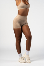 Шорты High Waisted Push-Up Shorts TOTALLY SEAMLESS 304 Кремовые