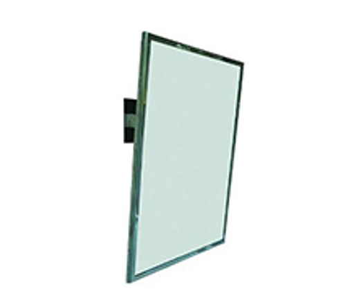 Зеркало настенное наклонное 700х500 мм нерж. сталь NOFER 08023.S матовый