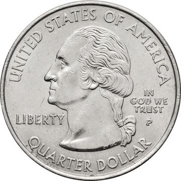 25 центов (1/4 доллара, квотер) 2004 США «Штат Флорида» (P)