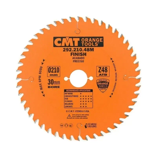 Диск пильный 210x30x2,8/1,8 15° 15° ATB Z=48 292.210.48M
