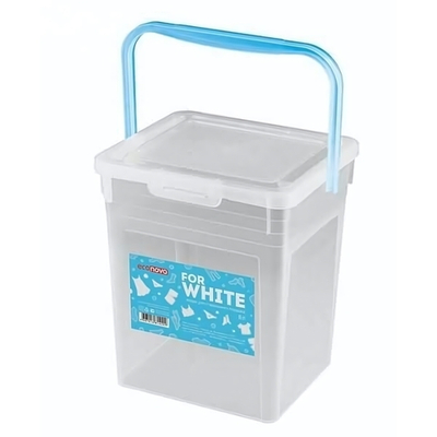 Ведро для стирального порошка 8л (бесцветный)