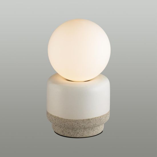 5670/1T MODERNI LN23 128 серый, бежевый Настольная лампа G9 5W LED 220V HIMIKO