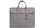 COACH Leather Briefcase Large Men"s Gray