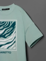 Летний костюм для девочки с леггинсами