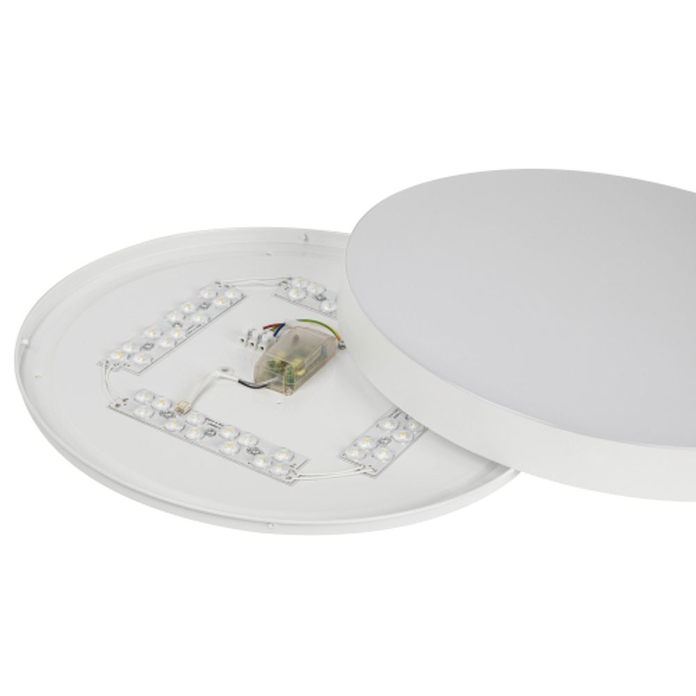 Светильник потолочный светодиодный ЭРА Классик с ДУ SPB-6-60-RC Relict WH 60Вт 3000-6500К Белый | Светильники SPB-6 с ДУ