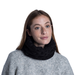 Шарф Buff Knitted & Fleece Neckwarmer Airon Black (US:One size)