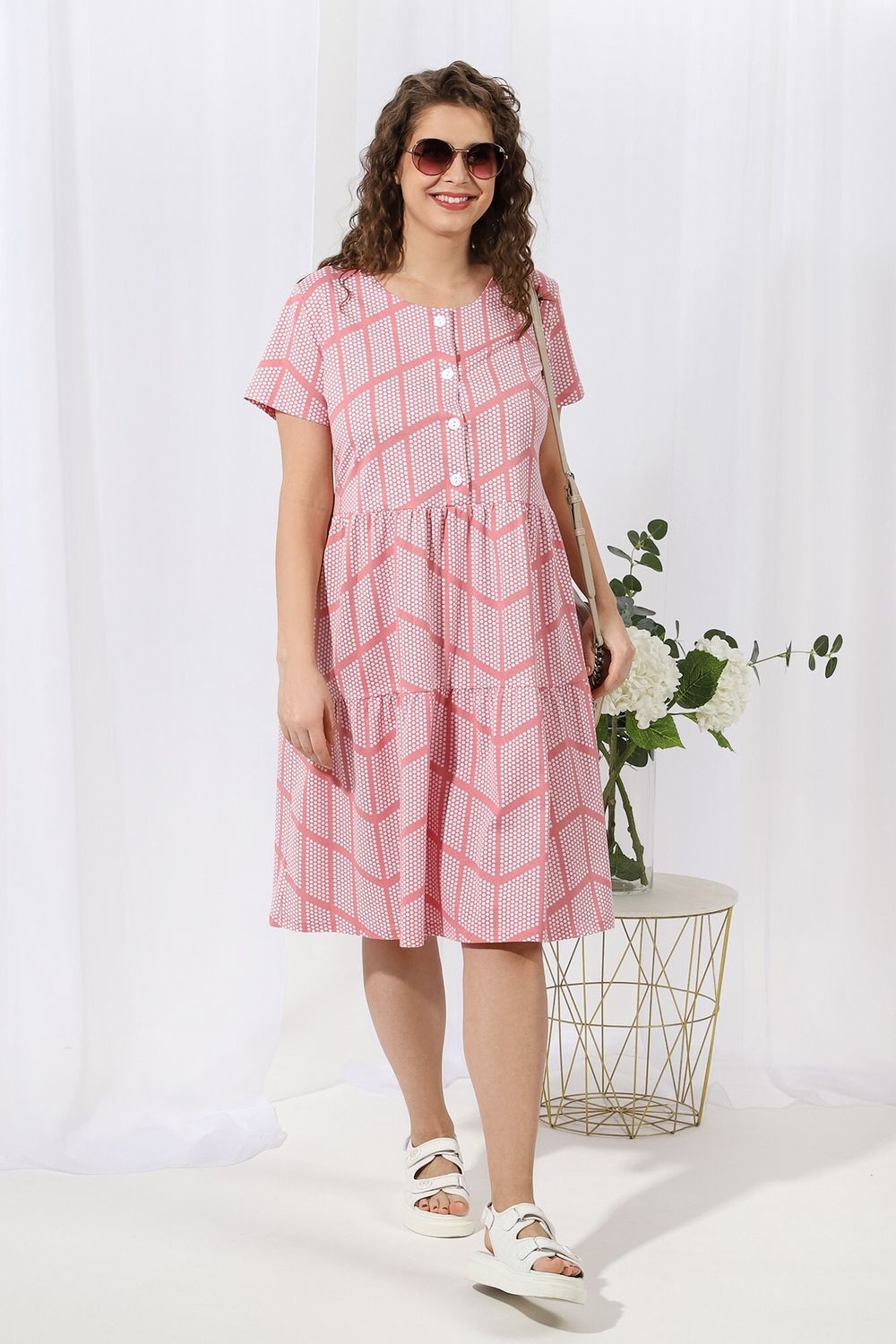 Платье Каскад-1 Виотекс ЛОСОСЕВЫЙ