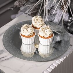 ТОРТОВНИЦА ВРАЩАЮЩАЯСЯ "SILVER MIRROR" 30 СМ