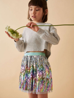 Юбка для девочки Next K97-491, Зеленый, Серый, Розовый