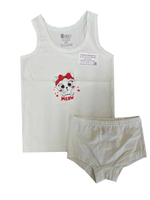 Комплект (майка+трусы) для девочек CBF 18-310/19-310дшл р.26 мятн.котенок (Boru), 1 шт.