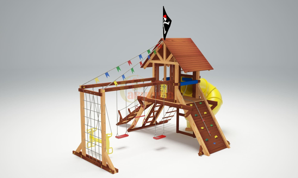 Деревянный игровой комплекс Савушка Lux - 13