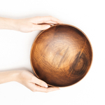 Тарелка-блюдо Art of Siberia из сибирского кедра, 22 см T105