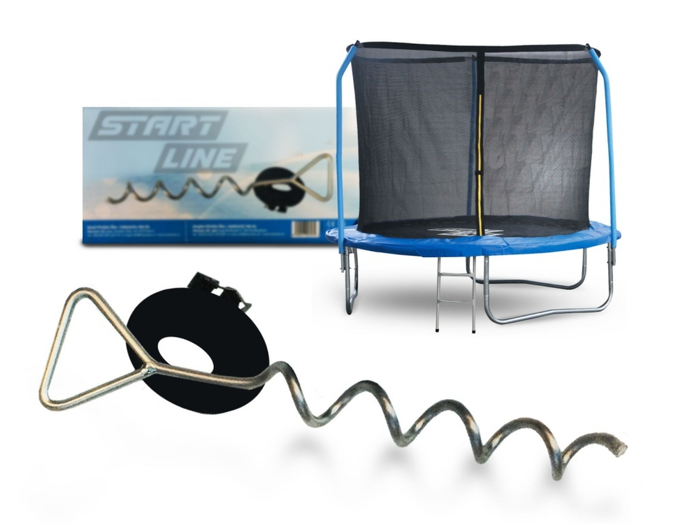 Крепления к земле (3 крюка с ремешками)