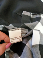 Платье чёрное комбинированное в клетку.Размер 56.Производство Белоруссия.