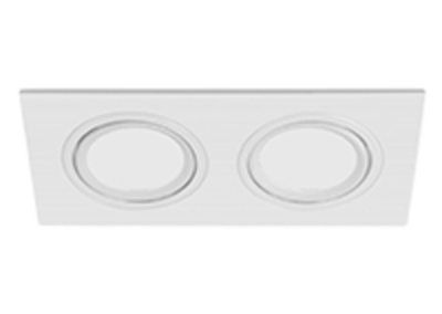 Светильник MR16 ZOOM DUO белый, 172*92/150*70 мм, 50 шт/кор