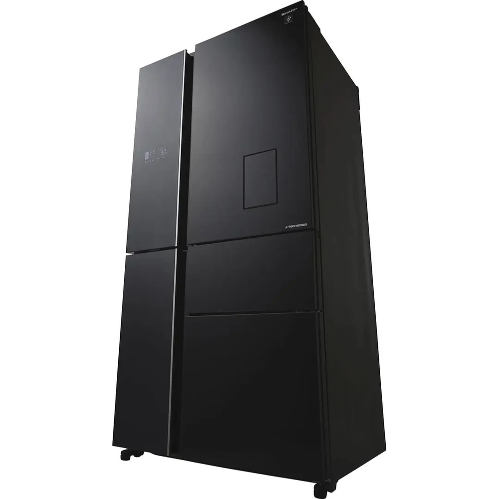 Холодильник Sharp SJ-WX99A-BK 5-ти дверный холодильник с многотемпературной камерой, автоматическим льдогенератором и диспенсером для охлаждения питьевой воды. Инверторный компрессор и уникальная технология очистки и ионизации воздуха Plasmacluster ION. М