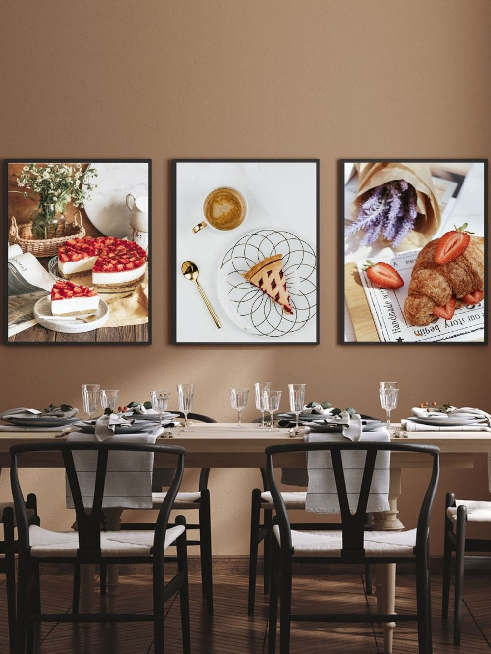 Набор постеров 40х50 пирог кухня 164435131 ТТН 246259118