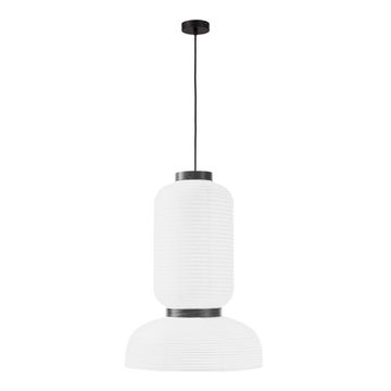 SLE6021-503-02 Светильник подвесной черный/белый D350*H500mm E27 2*60W LYKKE