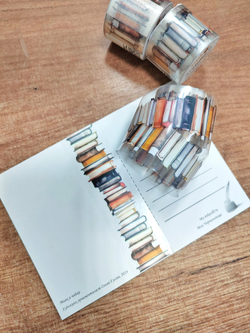 Скотч прозрачный с книгами